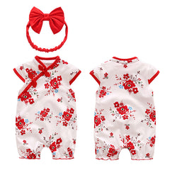 Cute Baby Pure Cotton Summer BabySuit